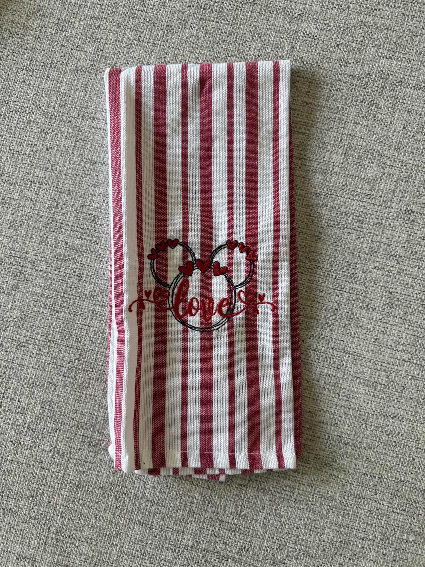 Love Ears Dish Towel