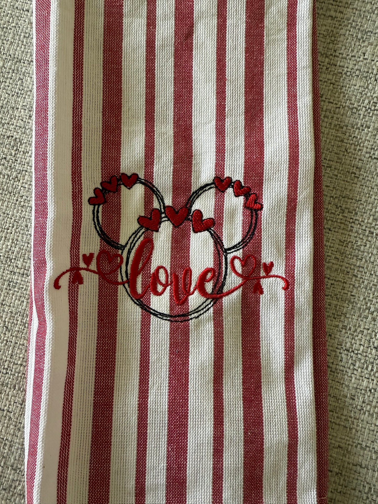 Love Ears Dish Towel