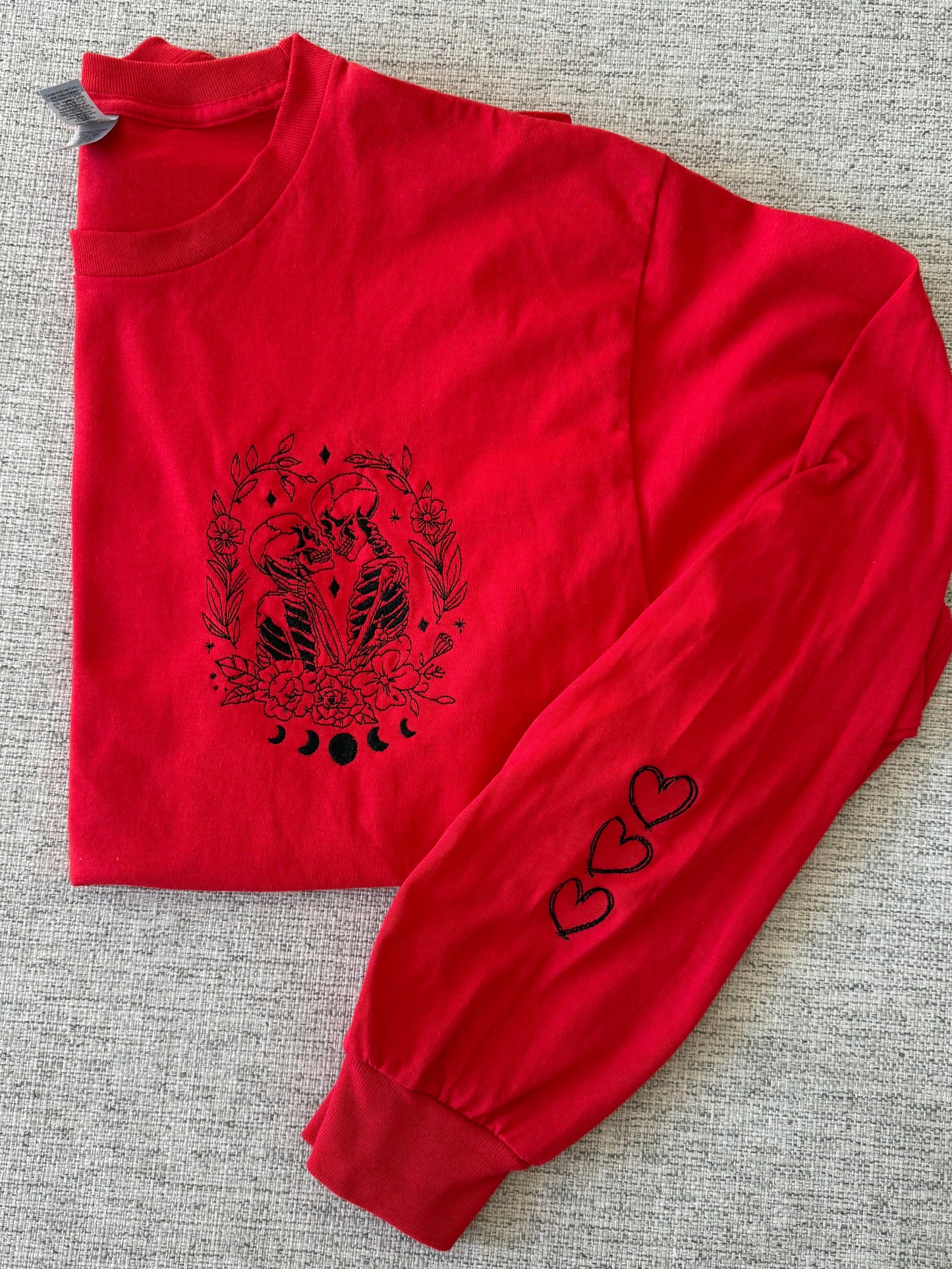 Skeleton Hearts - Adult Long Sleeve