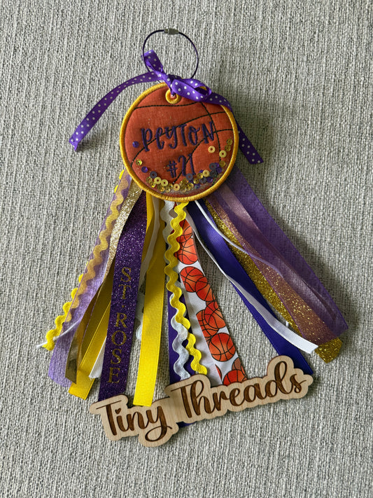 Basketball Bag Tag