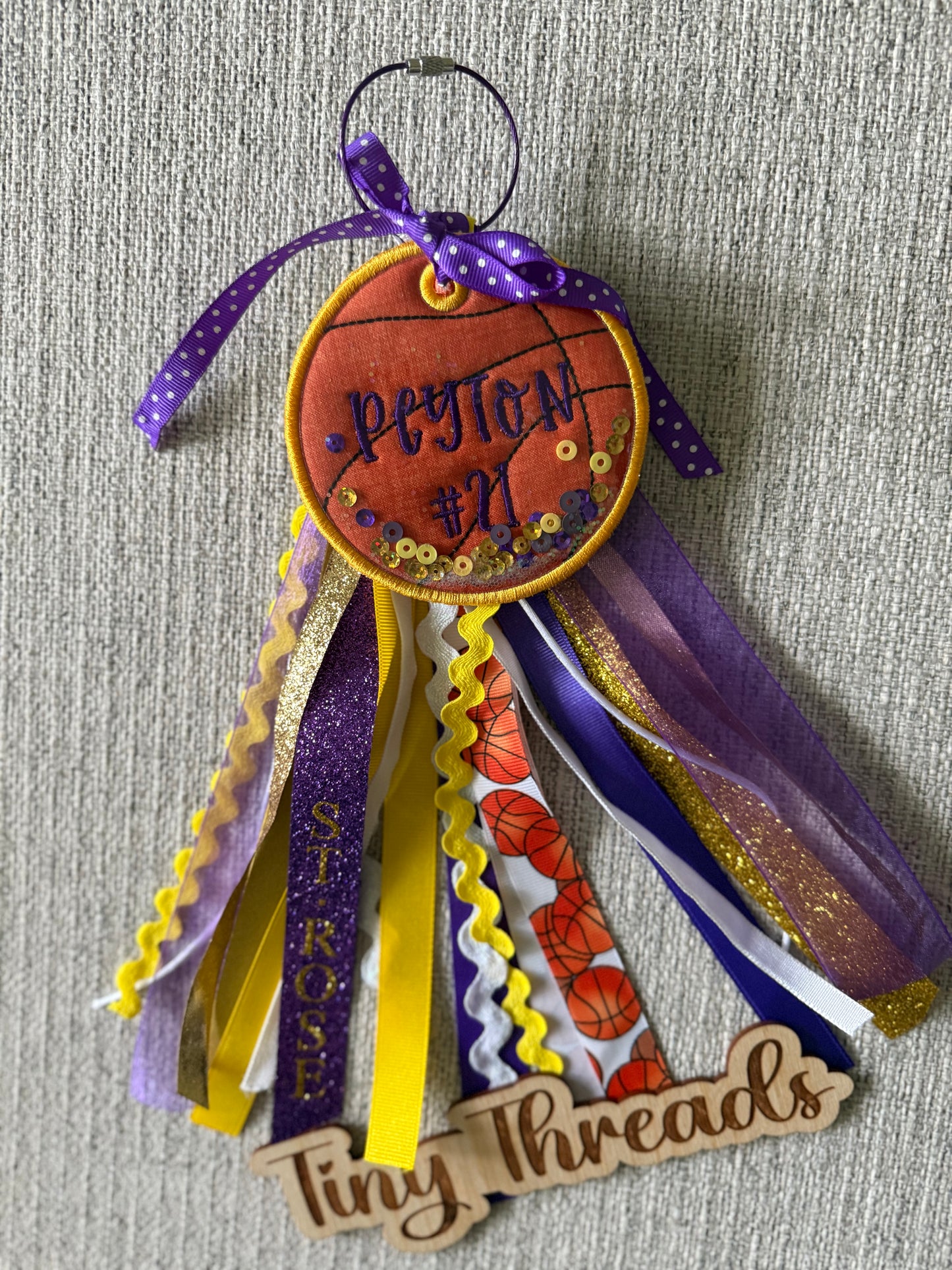 Basketball Bag Tag