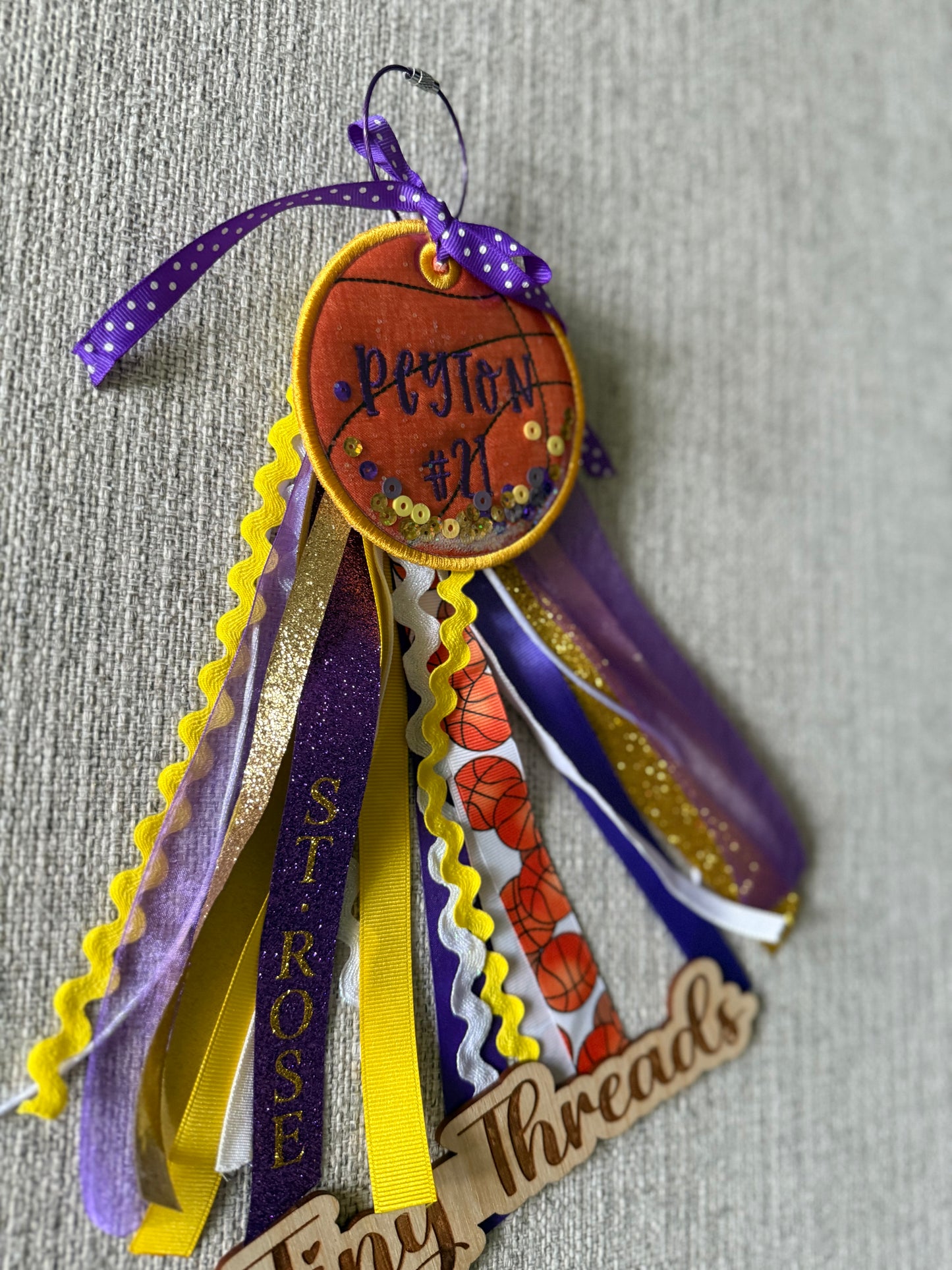 Basketball Bag Tag