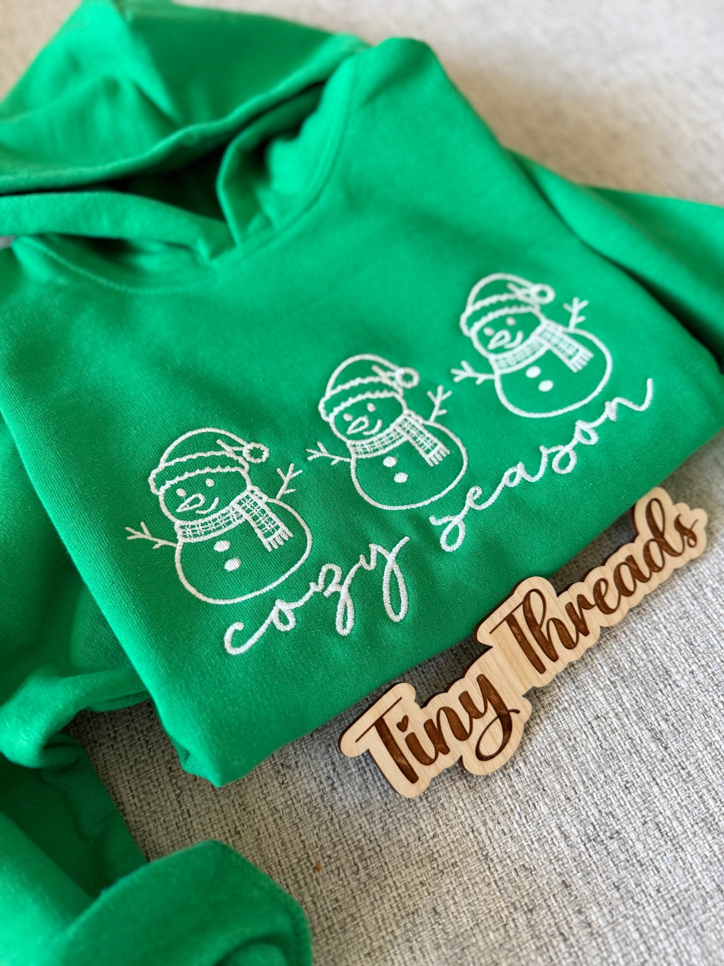 Cozy Snowmen (Green)