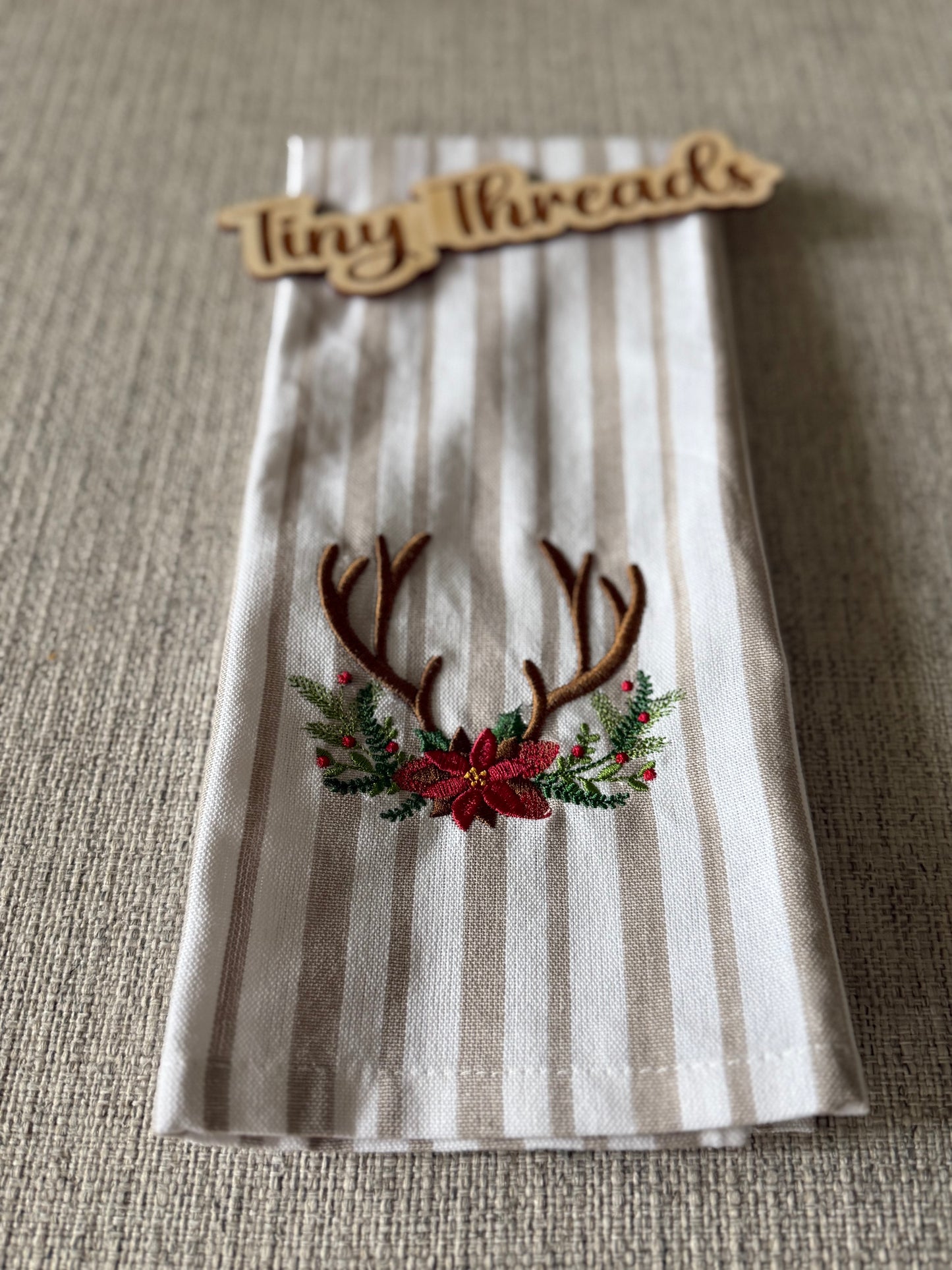Deer Antler - Decorative Dish Towel