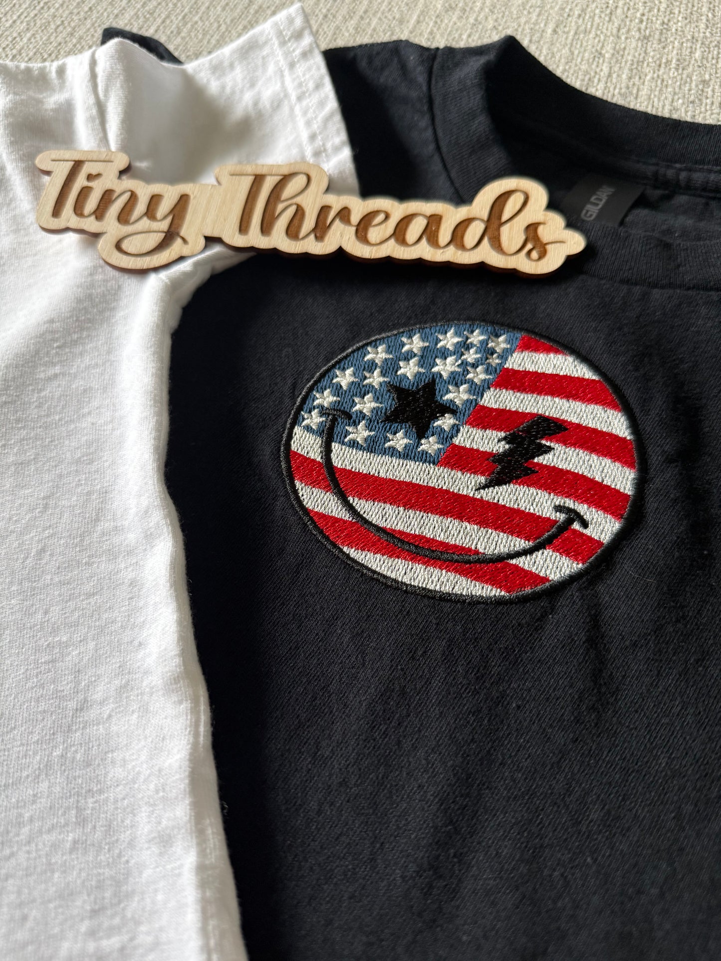 Retro American Smile 4th of July T-Shirt