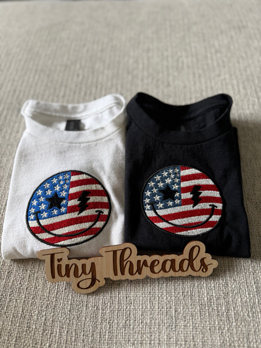 Retro American Smile 4th of July T-Shirt
